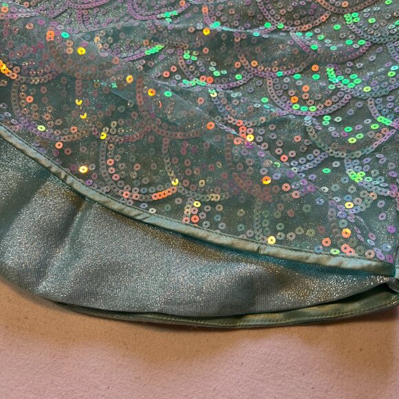 Disney Couture Princess Little Mermaid Sequin Mini Dress Girls 5/6 - Picture 7 of 13